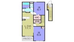 バンブー　オン間取り図面