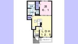 クレール聖和Ｂ間取り図面