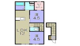 仮）中小路町アパート間取り図面