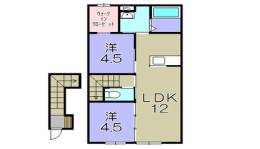仮）中小路町アパート間取り図面