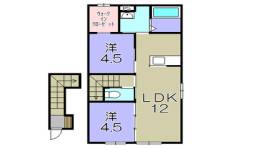 仮）中小路町アパート間取り図面