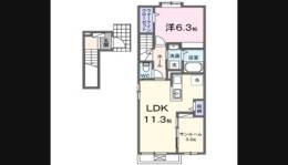 ルミエール‐D間取り図面