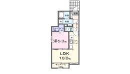 ルミエール‐D間取り図面