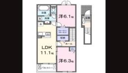セイバリー　プリムローズⅡ間取り図面