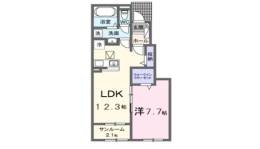 セイバリー　プリムローズⅡ間取り図面
