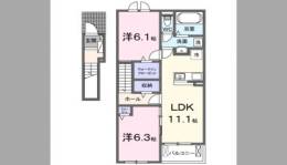 セイバリー　プリムローズⅡ間取り図面