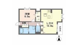 ディモーラB間取り図面