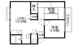 宇根田ハイツ間取り図面