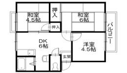 宇根田ハイツ間取り図面