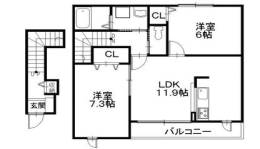 エトワールB間取り図面