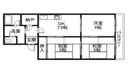 大薮ハイツ間取り図面