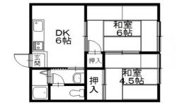 かたやまハイツ間取り図面
