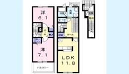 グリーン琥珀間取り図面