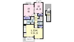 グリーン琥珀2間取り図面