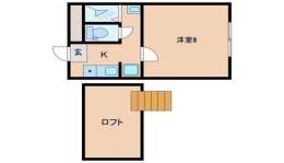 Kマンション　エイブル間取り図面