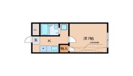 Kマンション日夏間取り図面
