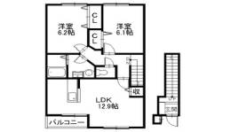 ゴールドパディー6間取り図面