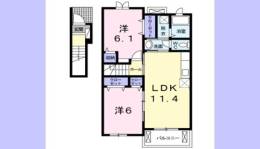 サウスウェルズ2間取り図面