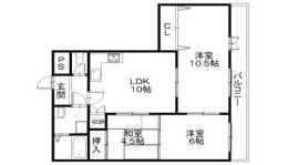 サニーヒル三越間取り図面