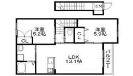 サンライズ西今間取り図面