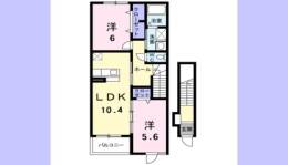 サンライズ彦根2番館間取り図面