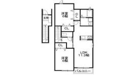 サンリットエアリー2間取り図面