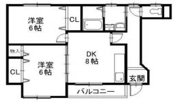シャン　フルーブ間取り図面