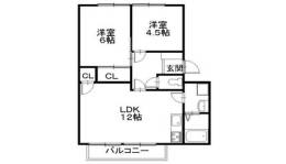 ノースヴィリッジA間取り図面