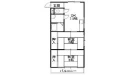 ハイツ岸田間取り図面