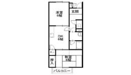 ハイツK2間取り図面