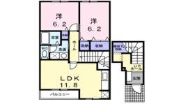 ビズコートA間取り図面