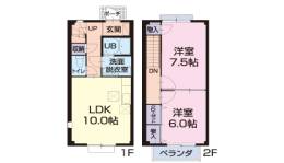 プチ・シャンブルいずみ3間取り図面
