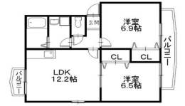 ポミエール・パージ間取り図面