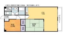 メゾンあおき1間取り図面