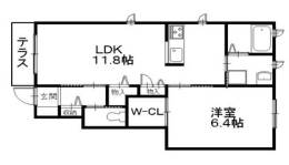 メゾン　フルール　間取り図面
