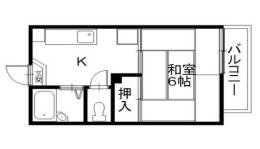 ラ・プラン外町1間取り図面