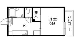 ラ・プラン外町1間取り図面