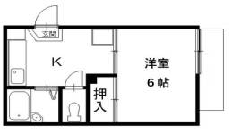 ラ・プラン外町1間取り図面