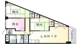 リバーノースビル2間取り図面