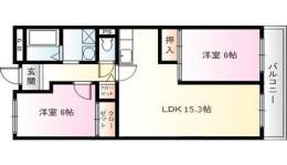 リバーノースビル2間取り図面