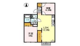 レークハイツ伊庭１間取り図面