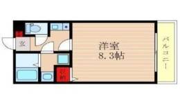 ワンルーム　シャンティー間取り図面