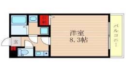 ワンルーム　シャンティー間取り図面