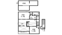 キャッスルビューH間取り図面
