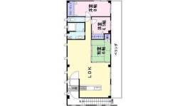 小泉ファインハイツ2間取り図面