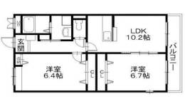 Riria　Ⅶ6間取り図面