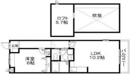 Riria　Ⅶ6間取り図面