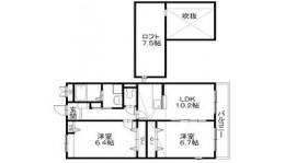 Riria　Ⅶ6間取り図面