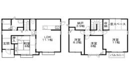 貸家間取り図面