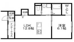 メゾン　ベイリーフ間取り図面